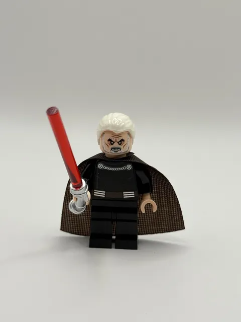 Custom Star Wars Count Dooku Pad Printed Minifigure