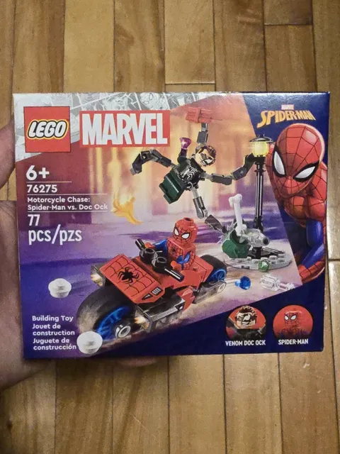 LEGO Marvel Spider-Man Motorcycle Chase 76275 Venom Doc Ock - BRAND NEW MINT!