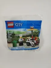 LEGO City Hot Dog Cart and Vendor 30356