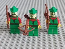 Lego Demon Forestman Minifigures with weapons (3)