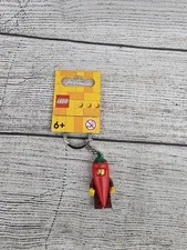 LEGO® CITY Chili Girl Minifigure™ Key Ring w Chain Part 854234 Key Chain