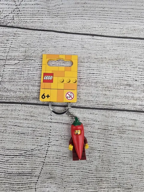 LEGO® CITY Chili Girl Minifigure™ Key Ring w Chain Part 854234 Key Chain