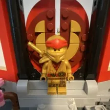 LEGO Kai tenth anniversary gold minifig *great condition*