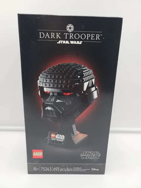 LEGO Star Wars 75343 Dark Trooper Helmet Retired NIB Sealed