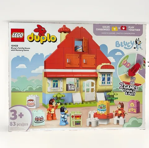 LEGO DUPLO Bluey: Blueys Family House with Memory Game - Toddler Toy for Kid...