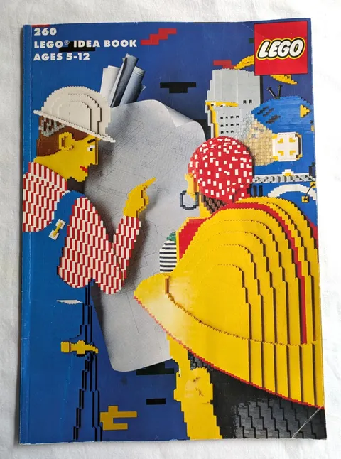 LEGO Idea Book 260 Complete with Stickers 1990 Basic Town Space Castle Pirate