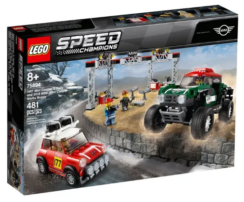 LEGO Speed Champions 75894 Mini Cooper S Rally & Buggy 481pcs Set