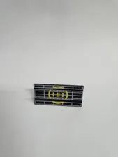 LEGO Vehicle Spoiler/plow Blade 6x3 W/hinge And Yellow Radar Pattern