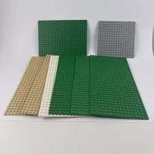 Lego Baseplate Lot Of 8 Range Of Colors And Sizes