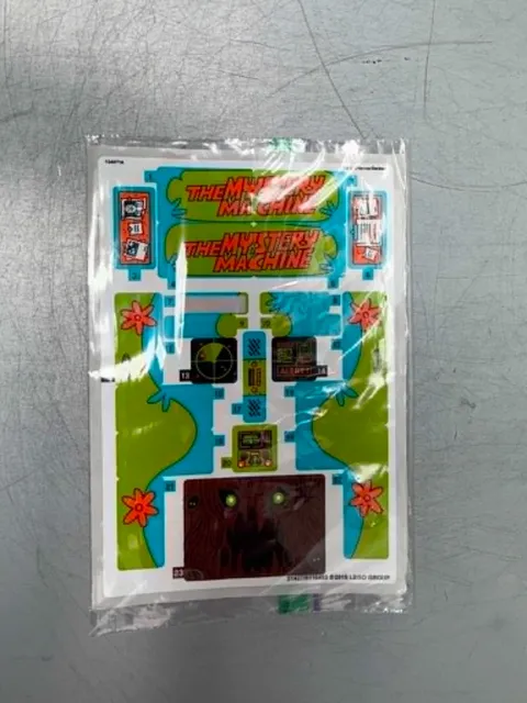 BRAND NEW LEGO Scooby-Doo The Mystery Machine Sticker Sheet for Set 75902