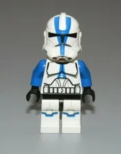 LEGO Star Wars 501st Legion Clone Trooper blue markings minifigure 75002 75004