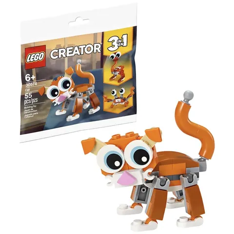 LEGO Creator 3 in 1 Cat Polybag Paperbag Set 30574