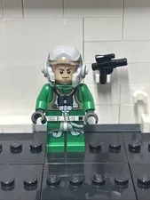 LEGO Rebel Pilot A-wing - Green Jumpsuit with Dark Bluish 75427 sw1510 Minifig