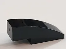 LEGO Black Slope, Curved 3 x 1 50950