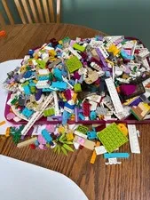 LEGO FRIENDS  Mixed Lot pf 5 Pounds Bricks Parts Pieces Boat Hull & Accessories