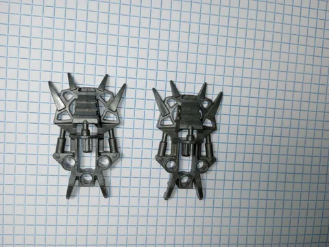 2 Bionicle Lego 53542 Foot Toa Inika Clawed Pearl Dark Gray retired WYSIWYG