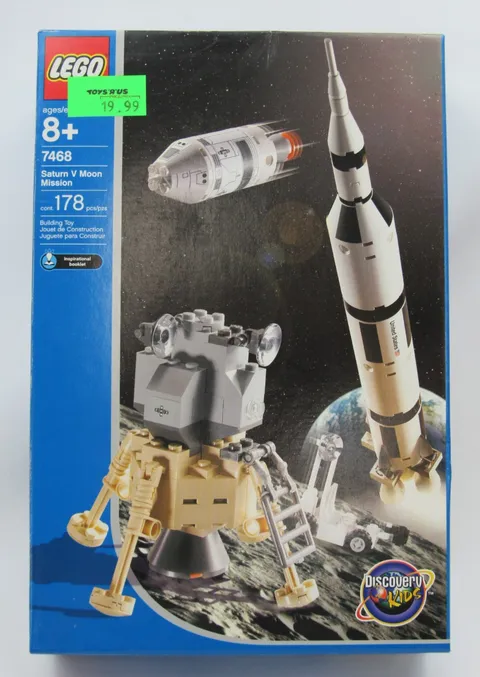 LEGO Discovery Saturn V Moon Mission 7468 2003 New Sealed