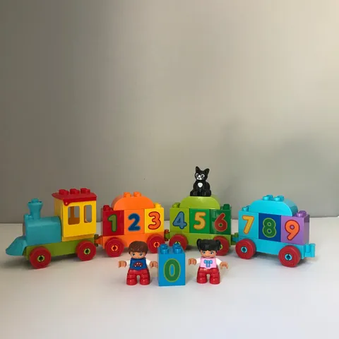 Lego Duplo 10847 My First Number Train Complete Set Learn To Count Boy Girl Cat