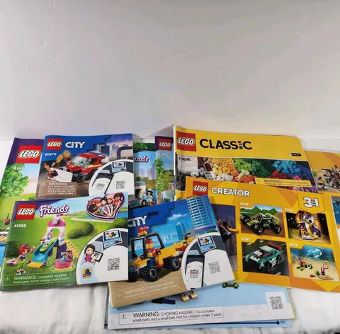 Lot of 10 Lego Manuals Creator Friends City Classic 31137 41445 41446 60279...