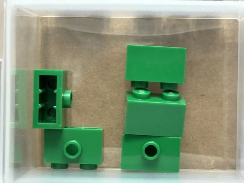 LEGO Parts - Green Brick 1 x 2 with Stud on Side - No 86876 - QTY 5