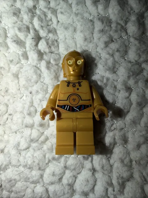 Lego Star Wars C-3P0 Minifigure Pearl Gold w/ Pearl Gold Hands Ep. 7 Droid (1/4)