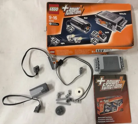 LEGO 8293 Power Functions Motor Set 10pcs Open Box SKU7211