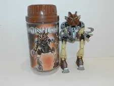 LEGO BIONICLE Pohatu Nuva Set 8568 In Original Canister