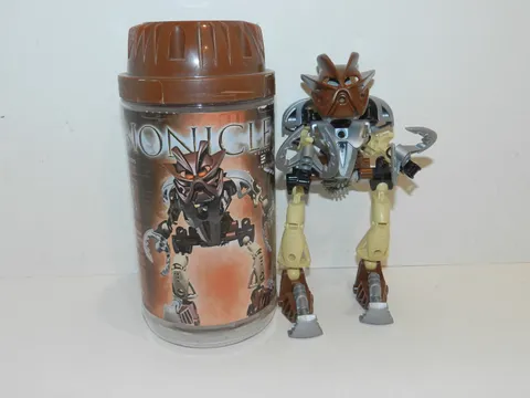 LEGO BIONICLE Pohatu Nuva Set 8568 In Original Canister