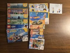 LEGO Instruction Manual Lot Of 16 3 In 1 Creator, City, MISC 