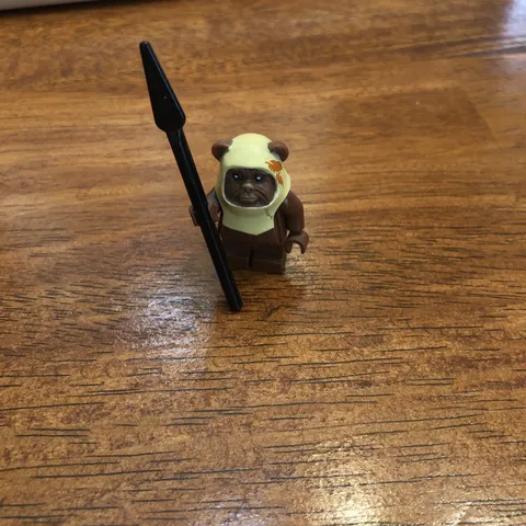 *NEW* Lego Minifig Star Wars PAPLOO (EWOK) with Weapon *AUTHENTIC LEGO*