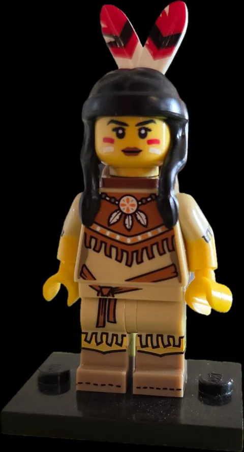 LEGO Tribal Indian Woman Minifigure - 71011 Collectible Series 15 B1B01