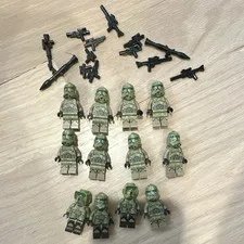 LEGO Green Soldier, Kysshyk Corps, Yoda corps, forest starwars troopers