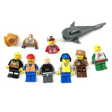 LEGO Various Minifigures Lot Shark Diving Helmet Crockett