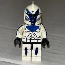 Lego Star Wars Custom Painted Captain Rex Clone Minifigure