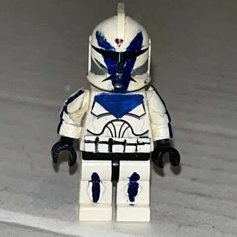 Lego Star Wars Custom Painted Captain Rex Clone Minifigure