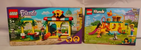 LEGO FRIENDS Cat Playground Adventure 42612 & 41705 Heartlake City Pizzeria Lot