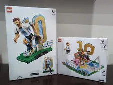 Lego Soccer Legends Lionel Messi #43015 & Soccer Highlights Lionel Messi #43011