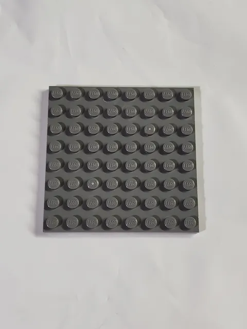 LEGO Parts ● 8x8 Plate ● Dark Bluish Gray ● # 41539 or 42534 ● QTY 1