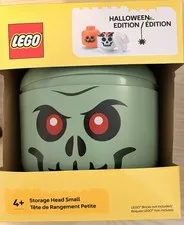 Lego Small Halloween Zombie Storage Head 