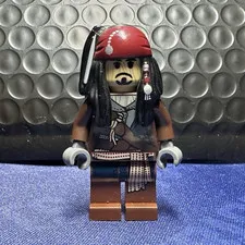 LEGO Pirates of the Caribbean Jack Sparrow Minifigure (poc029) set 30132-1.