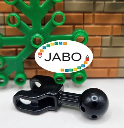 (S18 / 8 / 15) LEGO Hero Factory 90611 Arm / Leg Leg Ball Joint Black