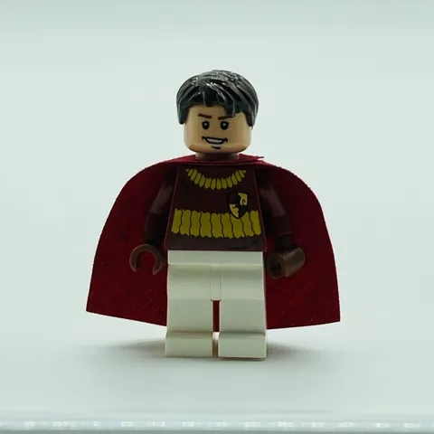 Lego Minifigure Oliver Wood Dark Red Quidditch Uniform hp109 Harry Potter