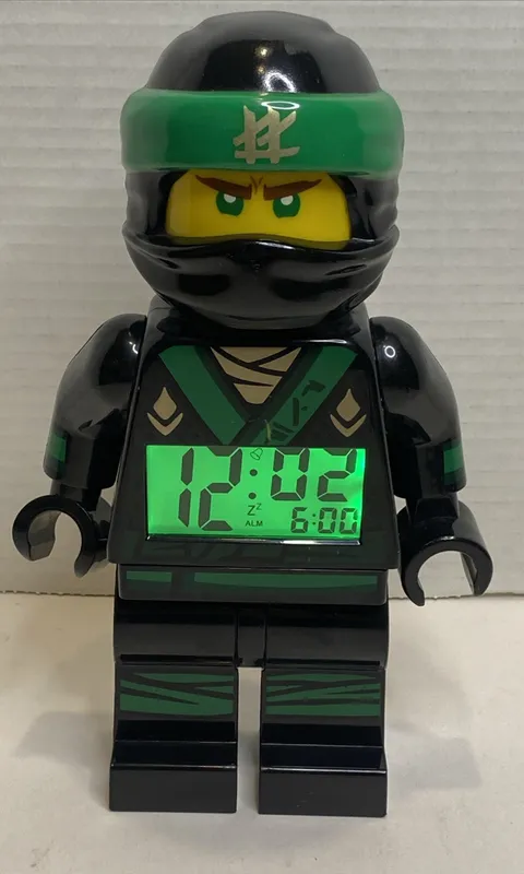 LEGO Ninjago Masters of Spinjitzu Lloyd 9" Figure Digital Alarm Clock Tested