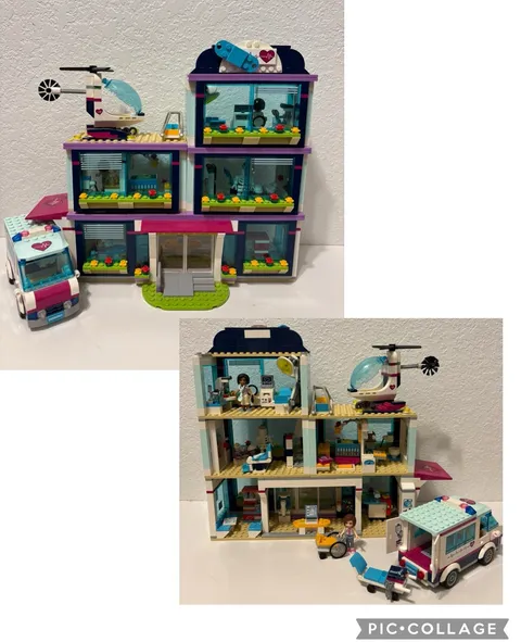 Over 50 LEGO Friends Heartlake Bulk sets Mixed Builds and Vehicles/Mini figures