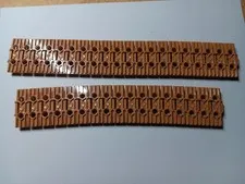 LEGO BULK LOT 37 MEDIUM FLESH NOUGAT TECHNIC LINK TREAD WIDE 2 PIN HOLES 57518