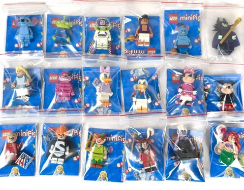 LEGO Disney CMF Series 1 & 2 Complete 36 Minifigures with All Accessories 