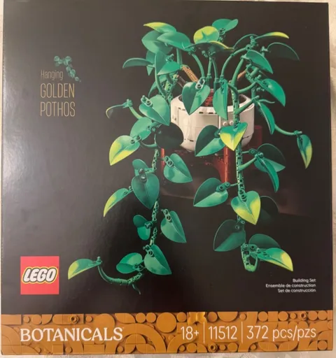 Lego 11512 Botanicals Collection Hanging Golden Pothos Plant Set: 372 Pcs - NEW