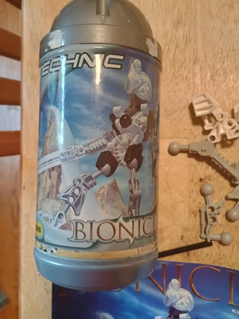 LEGO BIONICLE: Kopaka (8536) Complete With Instructions In Canister