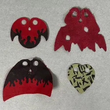 LEGO Fabric Cape Lot 3 Evil Wizard 19948 Jungle 34809 Flames 86038 Tattered