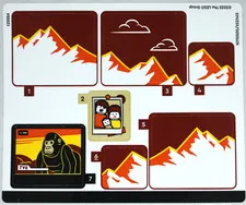 LEGO STICKER SHEET 60454 HOLIDAY CAMPER VAN from set New